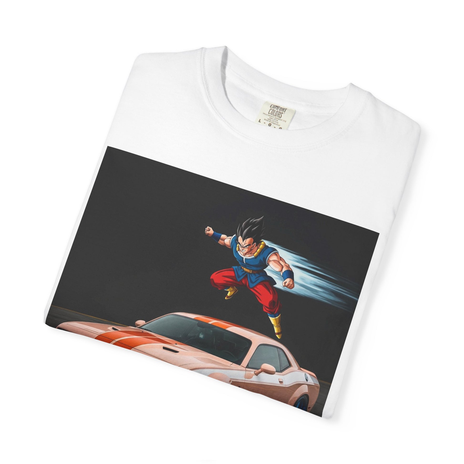 Superhero Car Adventure T-Shirt, Graphic Tee, Unisex Casual Wear, Gift for Car Lovers, Birthday Present, Fun Outfit