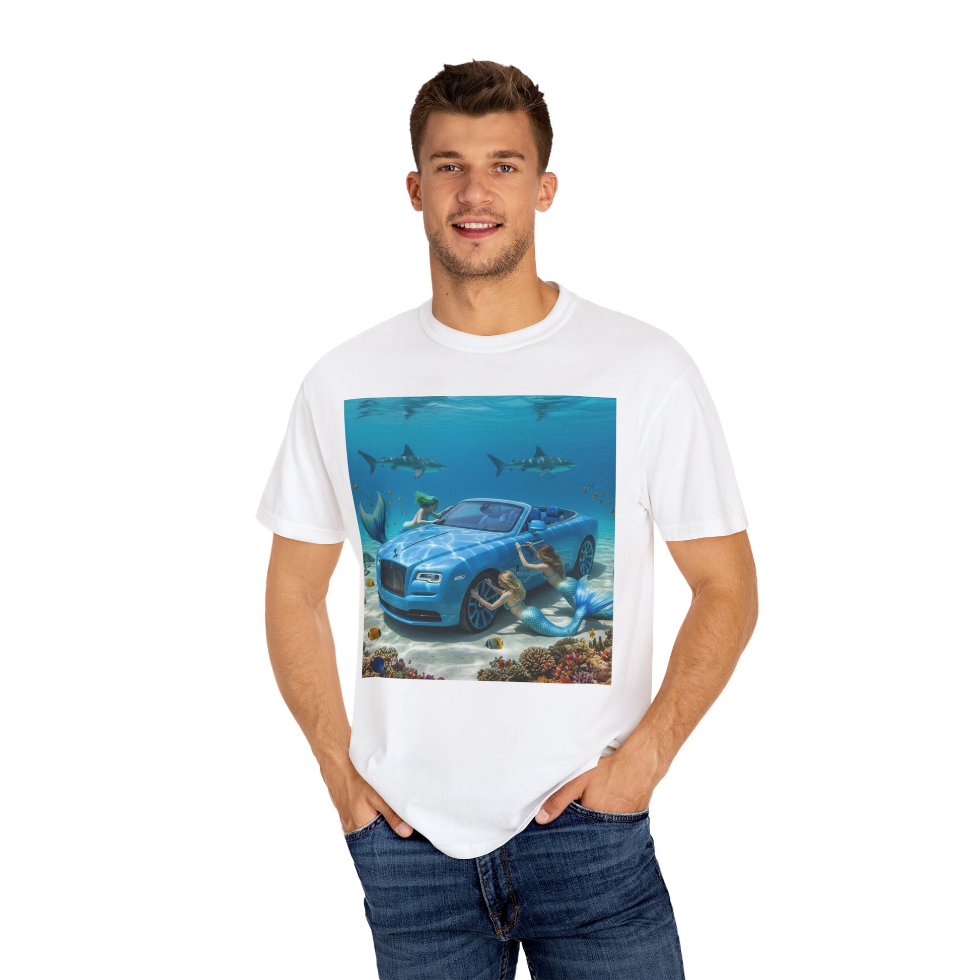 Underwater Luxury T-Shirt - Ocean Theme Tee for Beach Lovers, Casual Outfit, Gift for Him/Her, Summer Style, Cool Graphic Tee