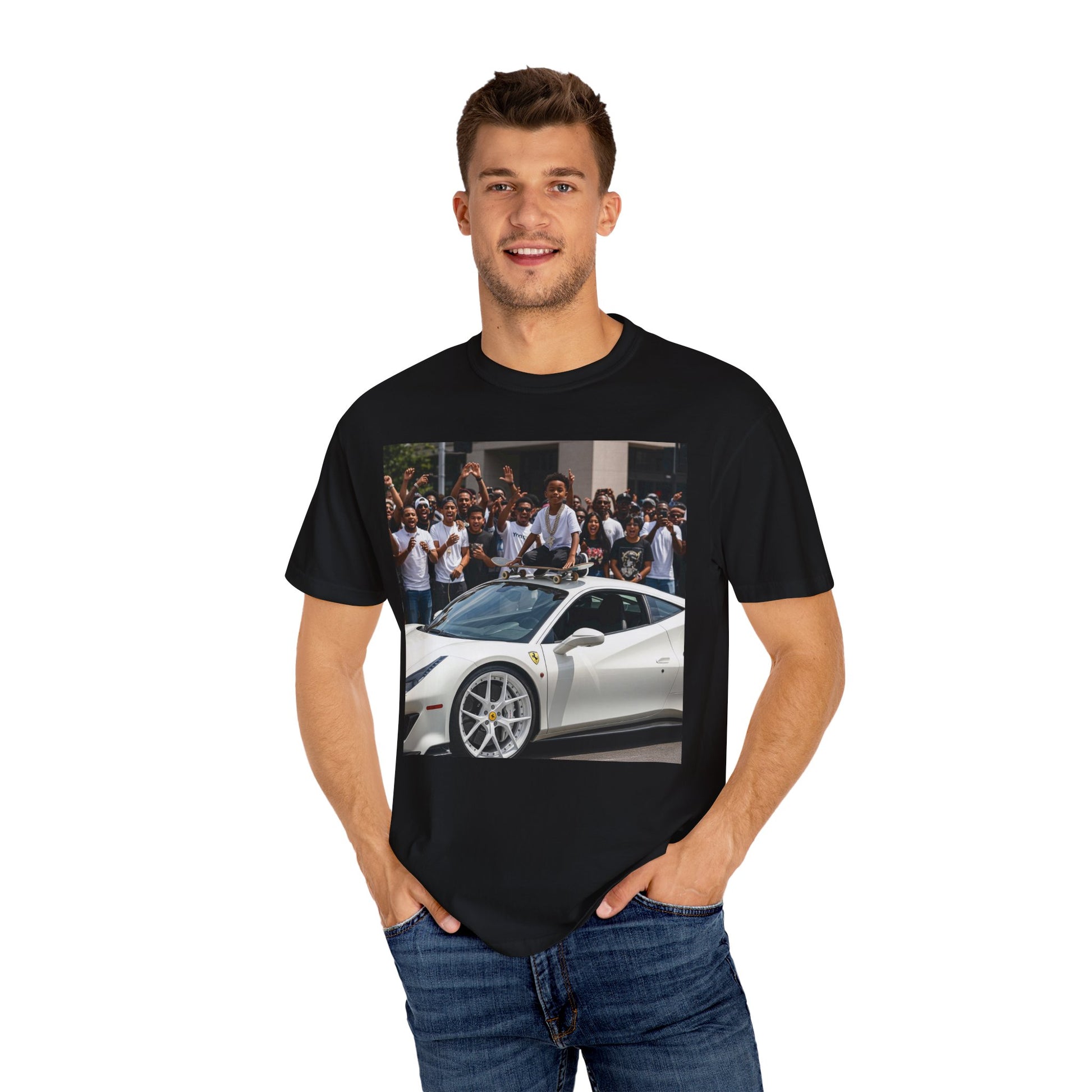Car Enthusiast Unisex Garment-Dyed T-shirt, Automotive Apparel, Gift for Him, Streetwear, Casual Wear, Race Day Outfit