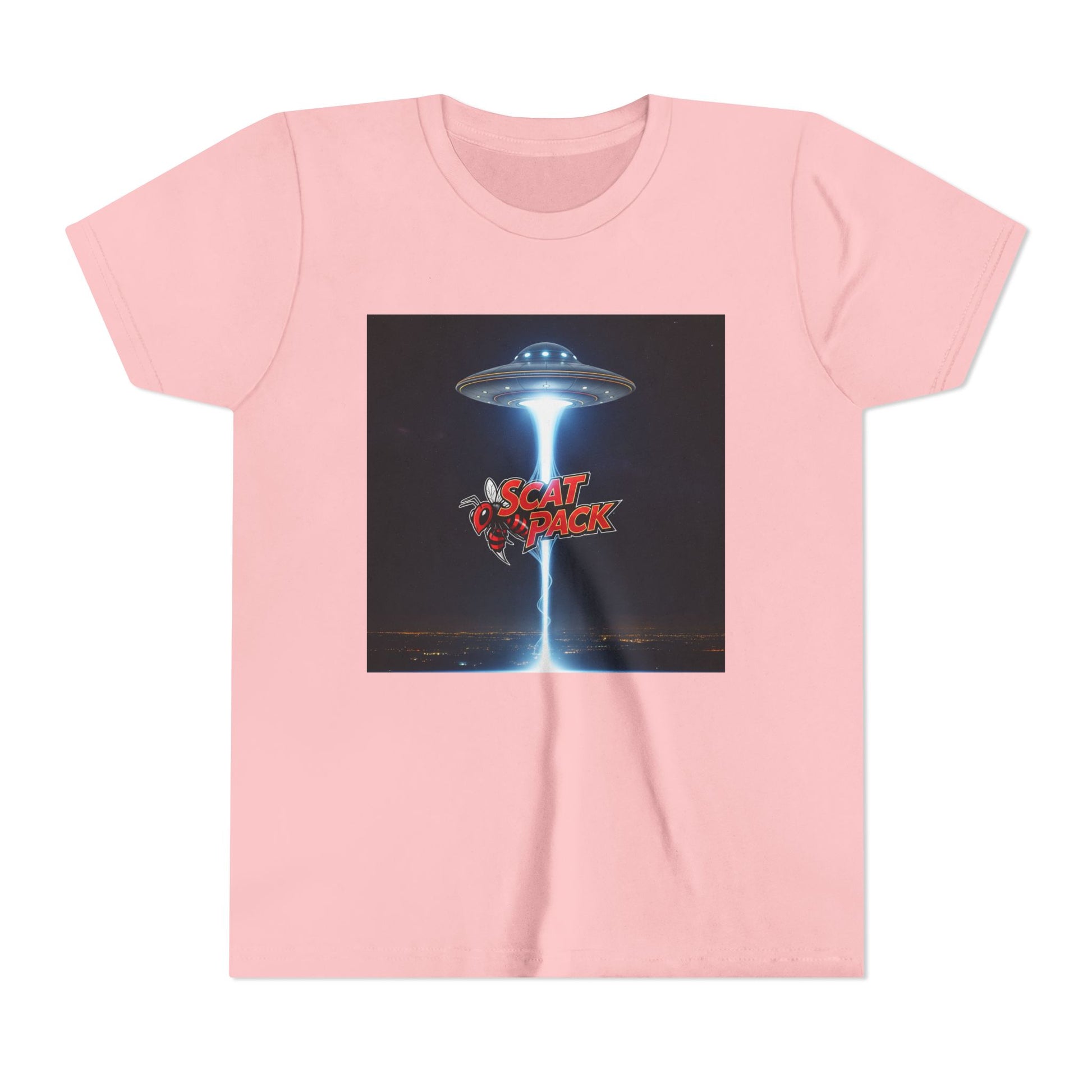 Youth Alien Graphic Tee, Fun T-Shirt for Kids, Sci-Fi Lovers Tee, Summer Playwear, Unique Gift for Birthdays