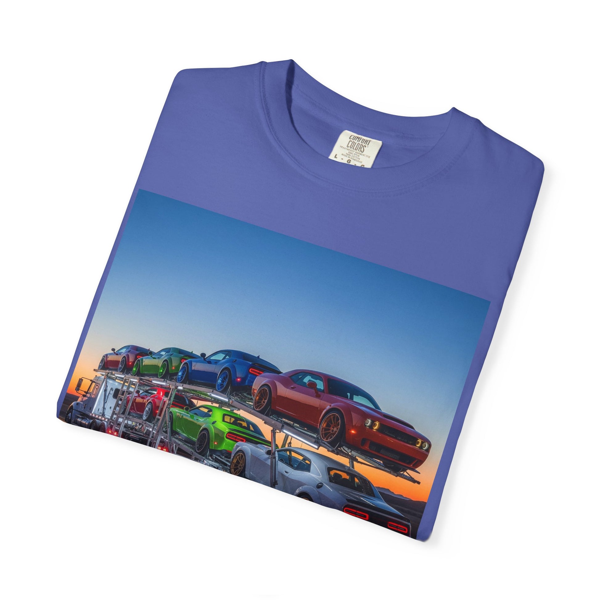 Vintage Car Transport Unisex T-shirt, Retro Car Lover Gift, Automotive Graphic Tee, Car Enthusiast Apparel, Nostalgic Summer Wear