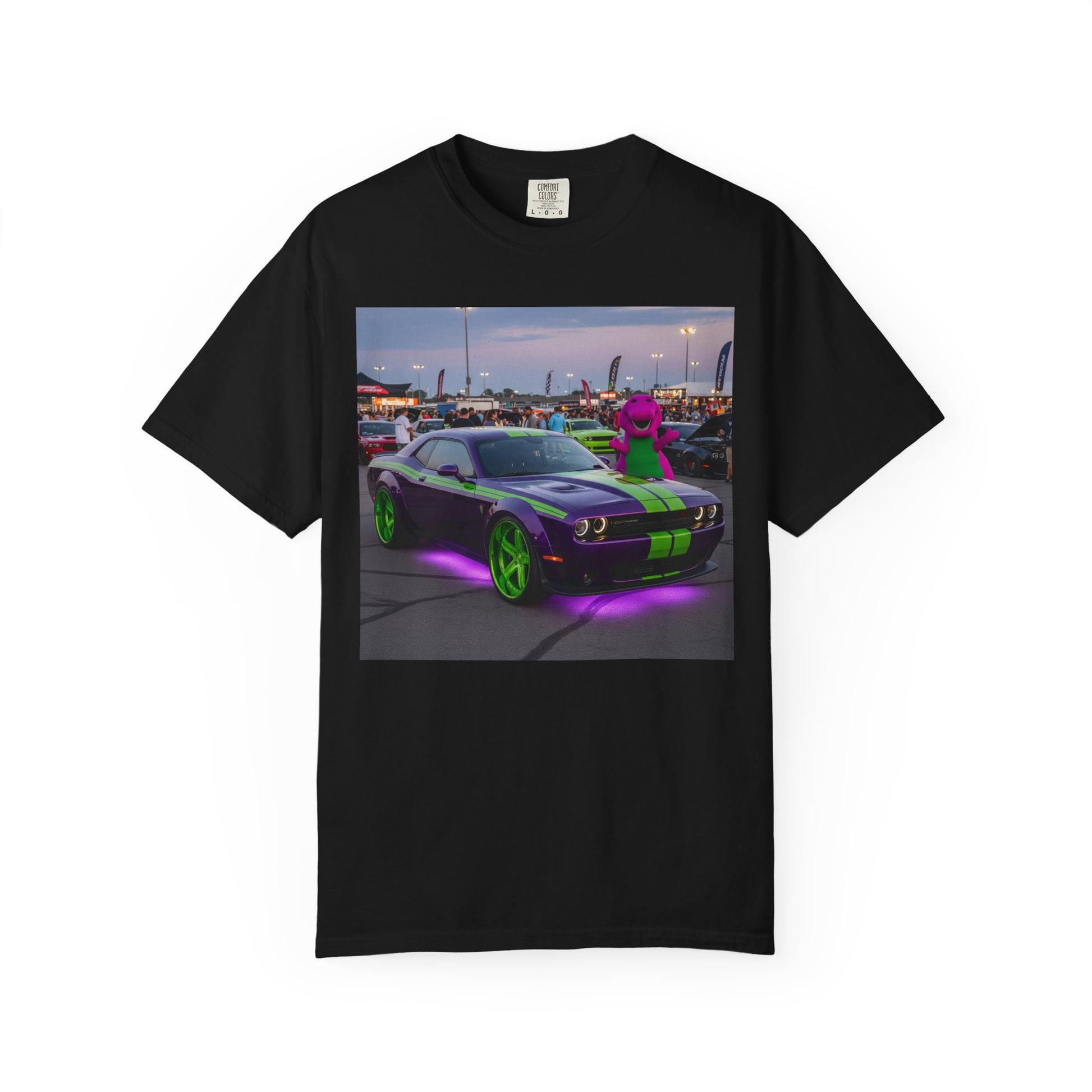 Neon Car Vibe T-Shirt, Car Enthusiast Shirt, Unisex Graphic Tee, Automotive Gift, Casual Wear, Street Style, Car Show Tee