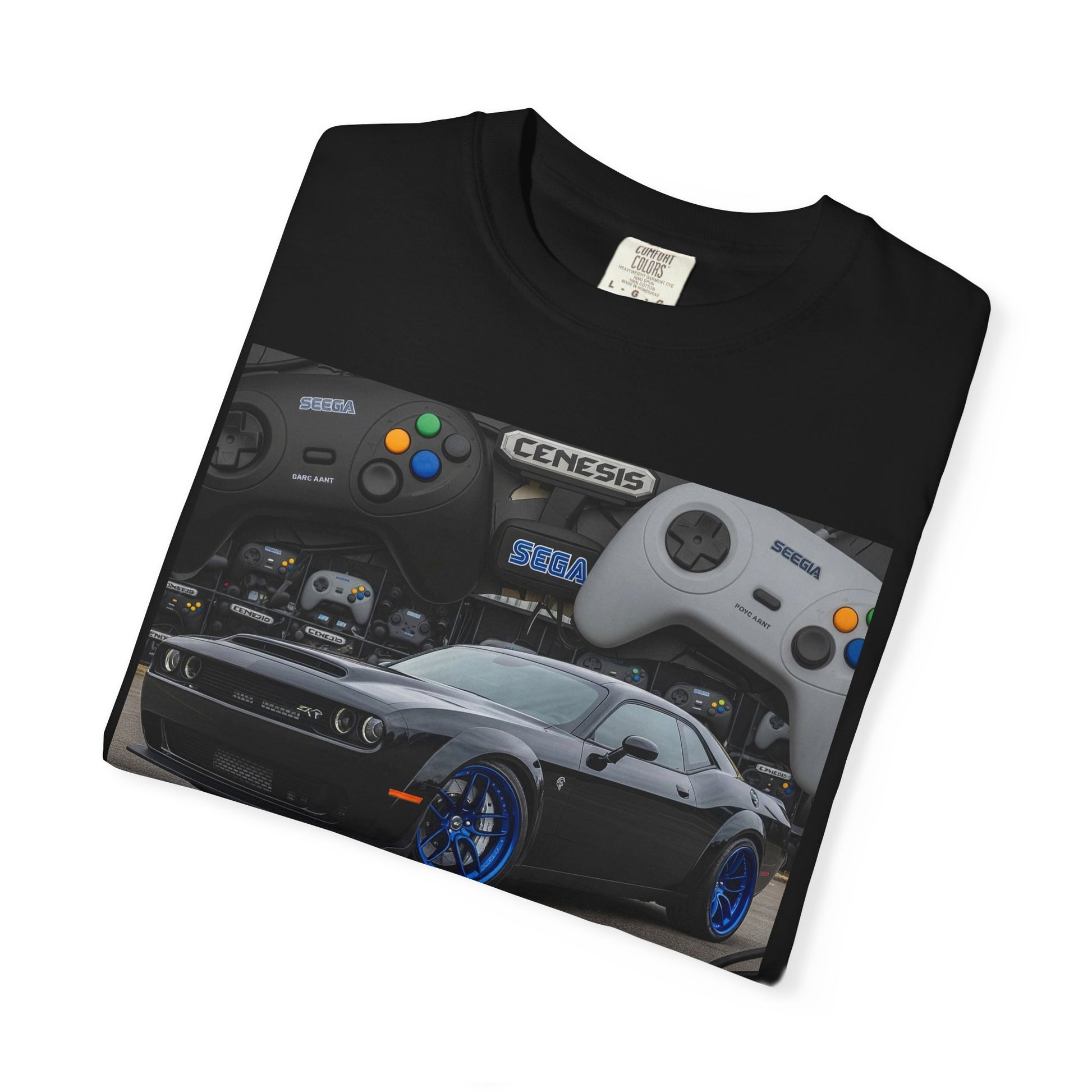 Retro Gamer T-Shirt, Unisex Gaming Tee, Video Game Lover Gift, Car Enthusiast Shirt, Fun Graphic Tee, Perfect for Gamers