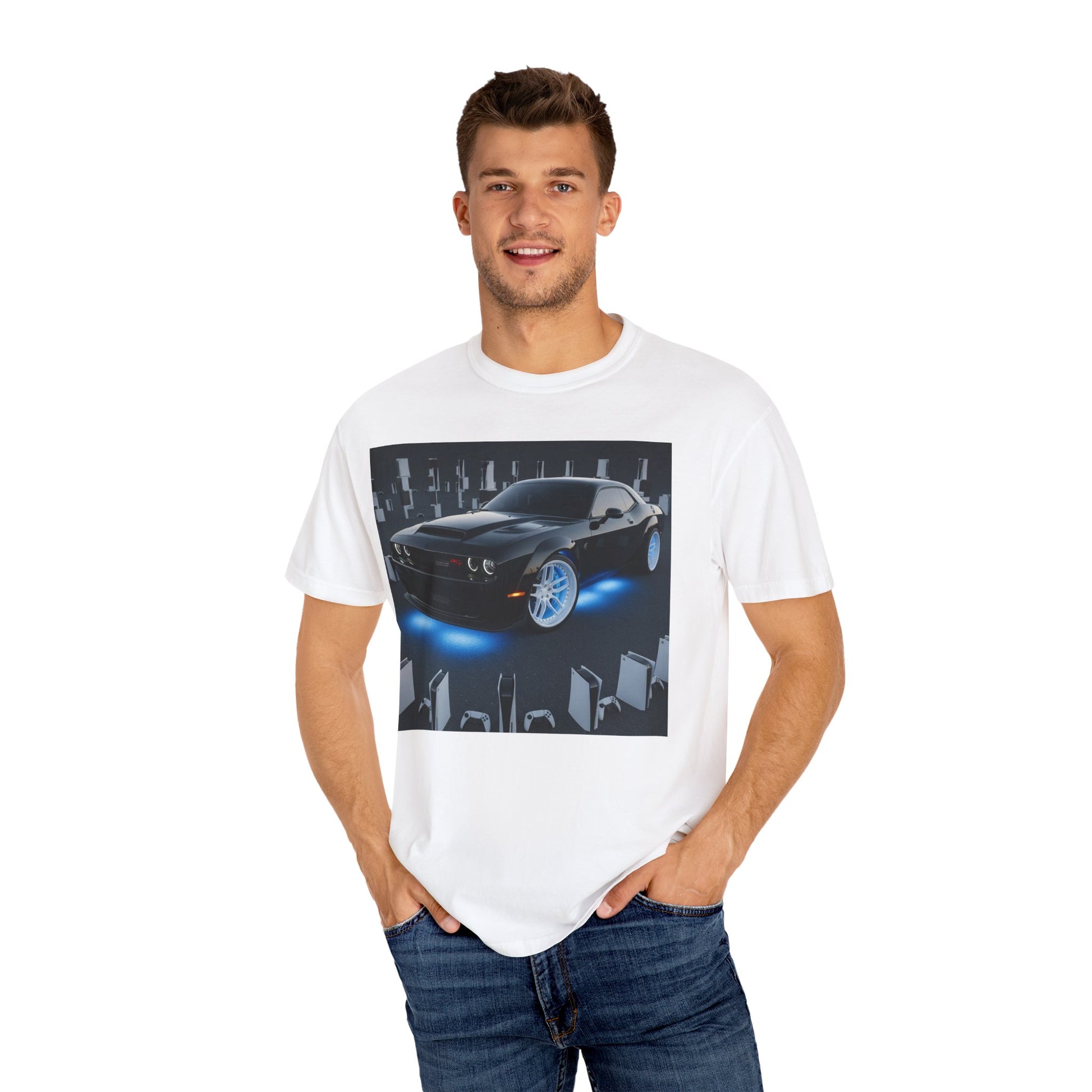 Stylish Car Graphic T-Shirt, Unisex Tee for Car Lovers, Perfect for Casual Outings, Gift for Motor Enthusiasts, Great for Birthdays, [...]