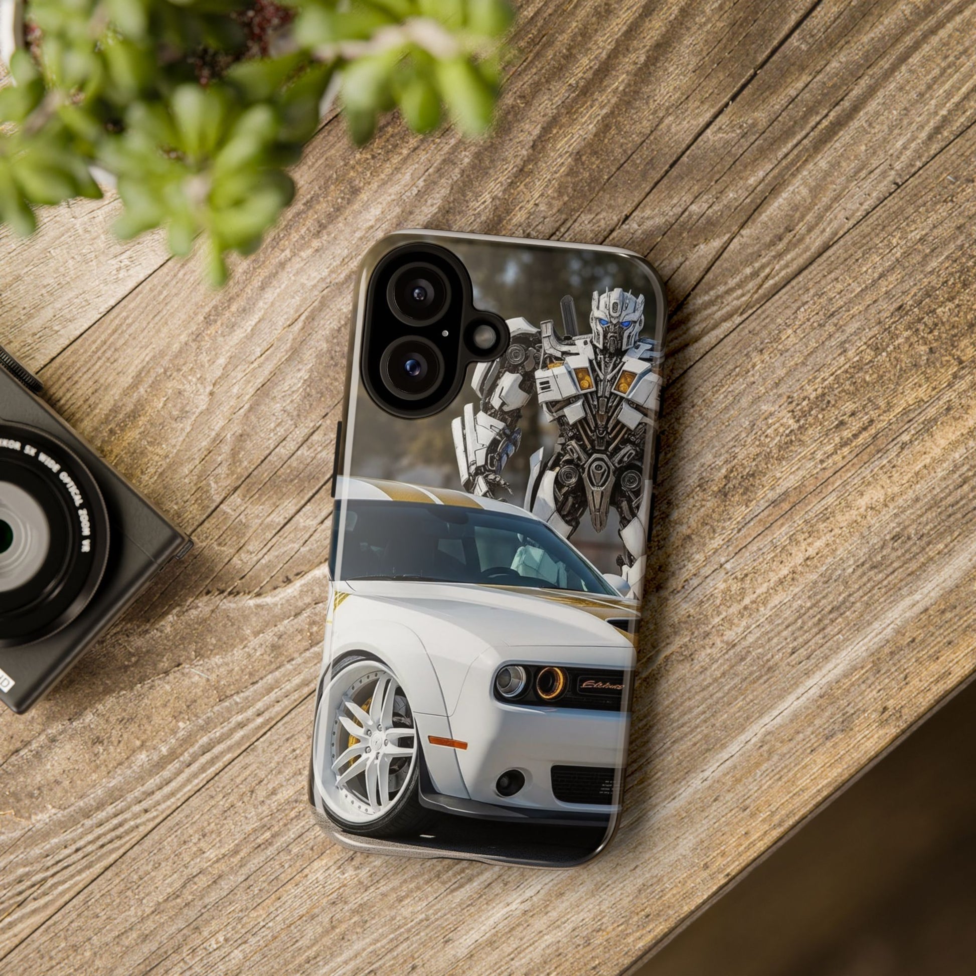 Transforming Vehicle Phone Case with Robot Design, Tough Phone Cover, Car Lover Gift, Cool Accessory, Unique Design
