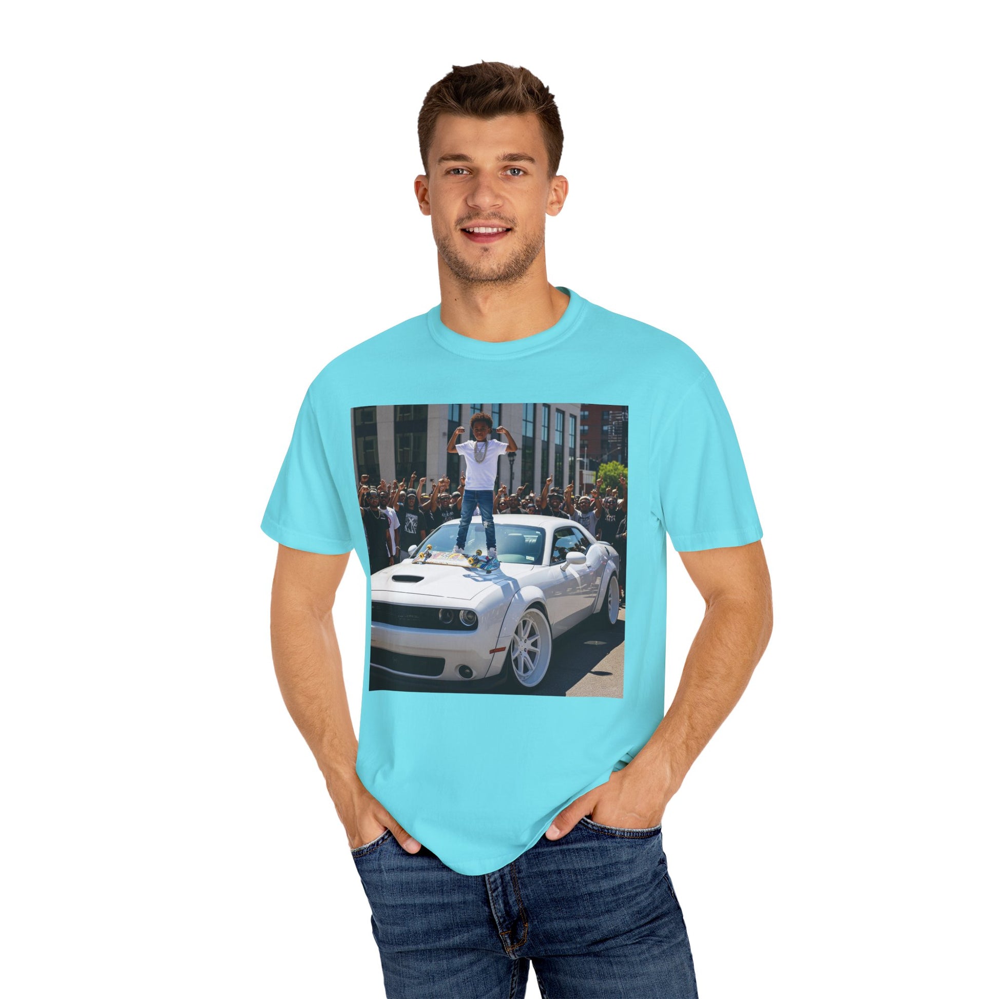 Street Style Unisex T-shirt - Cool, Casual Vibe, Perfect for Car Lovers, Summer Outings, Gifts for Him/Her, Statement Piece