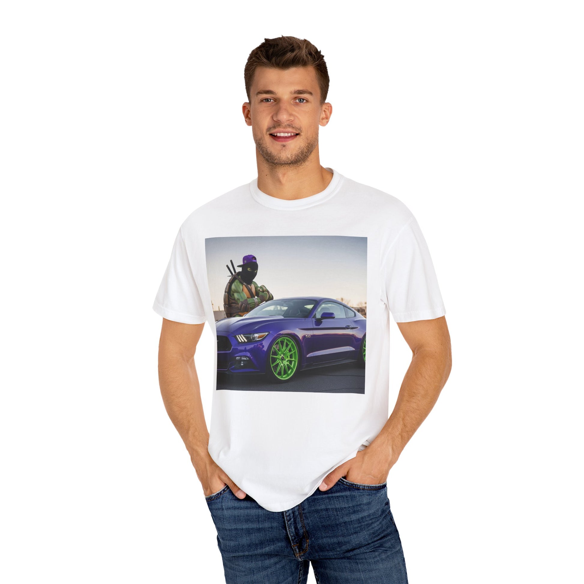 Vibrant Car Enthusiast T-Shirt, Unisex Garment-Dyed Tee, Perfect for Automotive Lovers, Casual Wear, Birthday Gifts, Streetwear Style