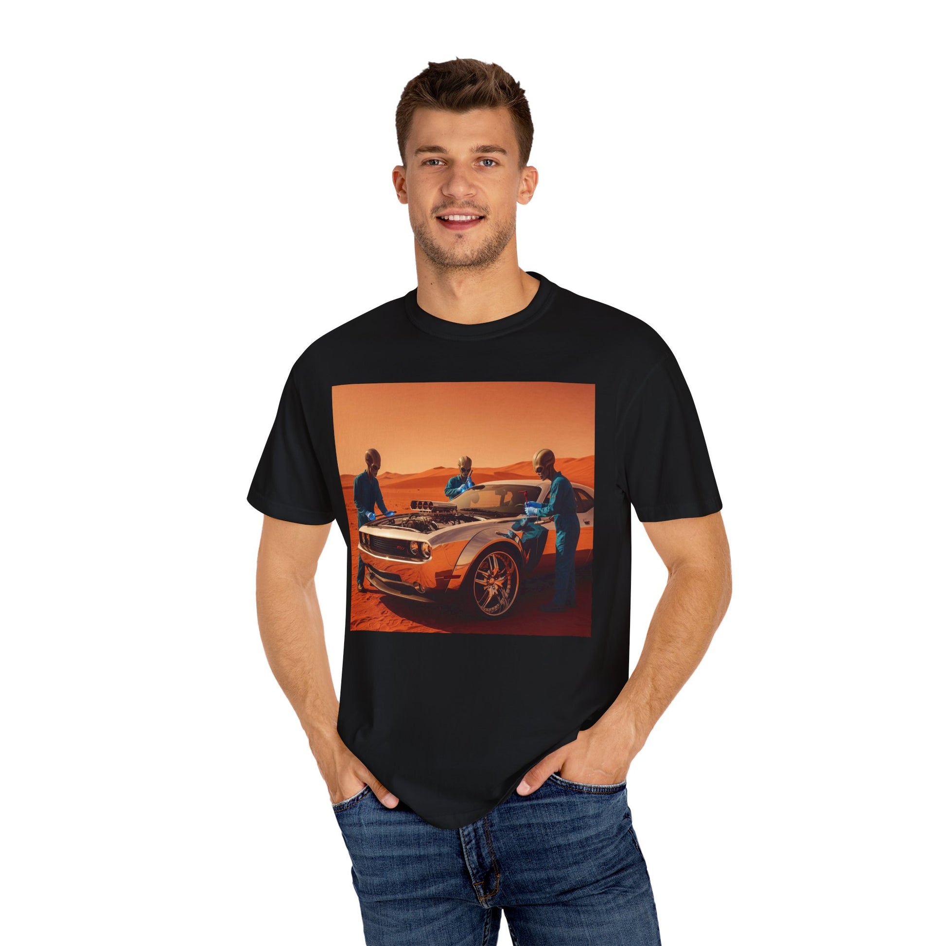 Vibrant Unisex T-Shirt - Retro Car Enthusiast Tee, Casual Wear, Gift for Him/Her, Summer Style, Vintage Car Lover
