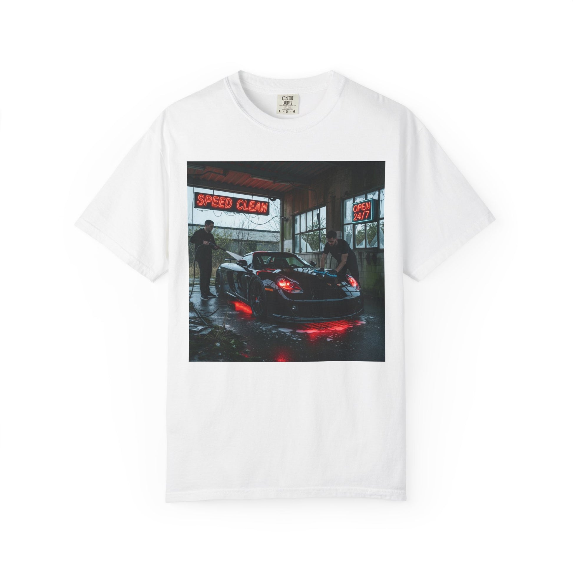 Car Enthusiast T-Shirt - Speed Clear Design, Garage Apparel, Gift for Gearheads, Automotive Fashion, Unisex Streetwear