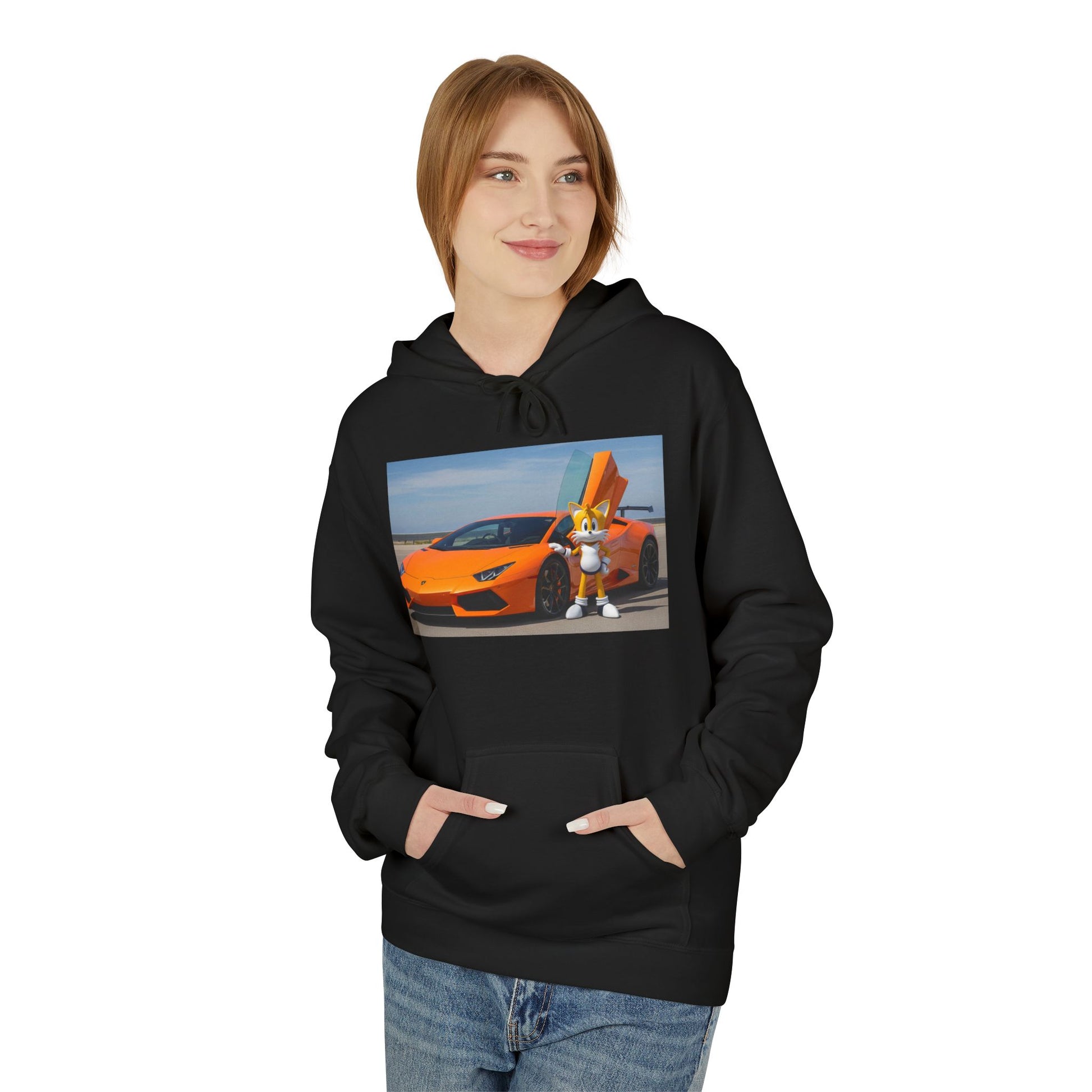 Vibrant Car Enthusiast Hoodie, Cool Streetwear, Gift for Car Lovers, Casual Wear, Perfect for Fall and Winter, Unique Graphic Sweatshirt