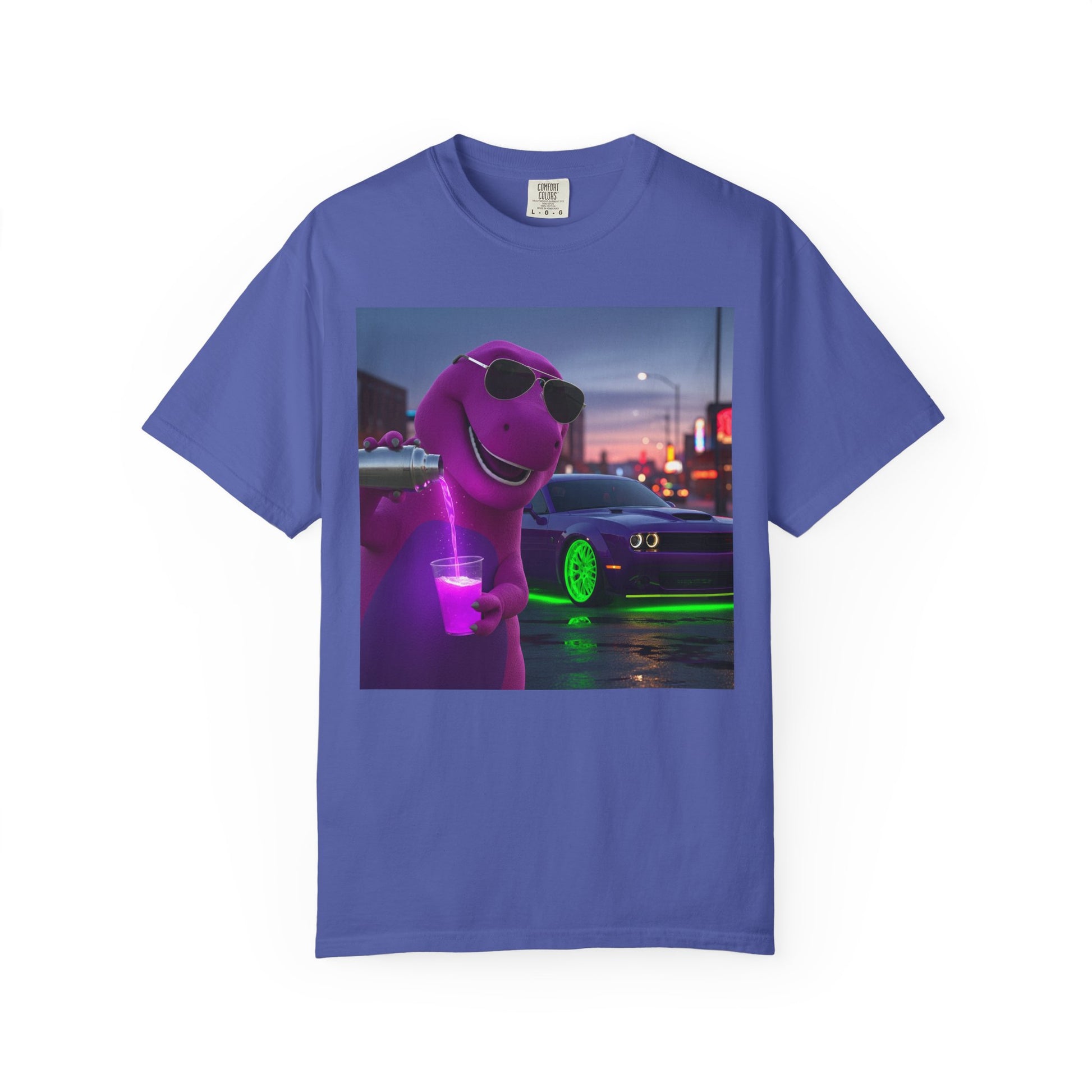 Chill Vibes Unisex T-Shirt - Fun Dinosaur Graphic Tee, Casual Streetwear, Funny Gift, Festive Party, Trendy Summer Style