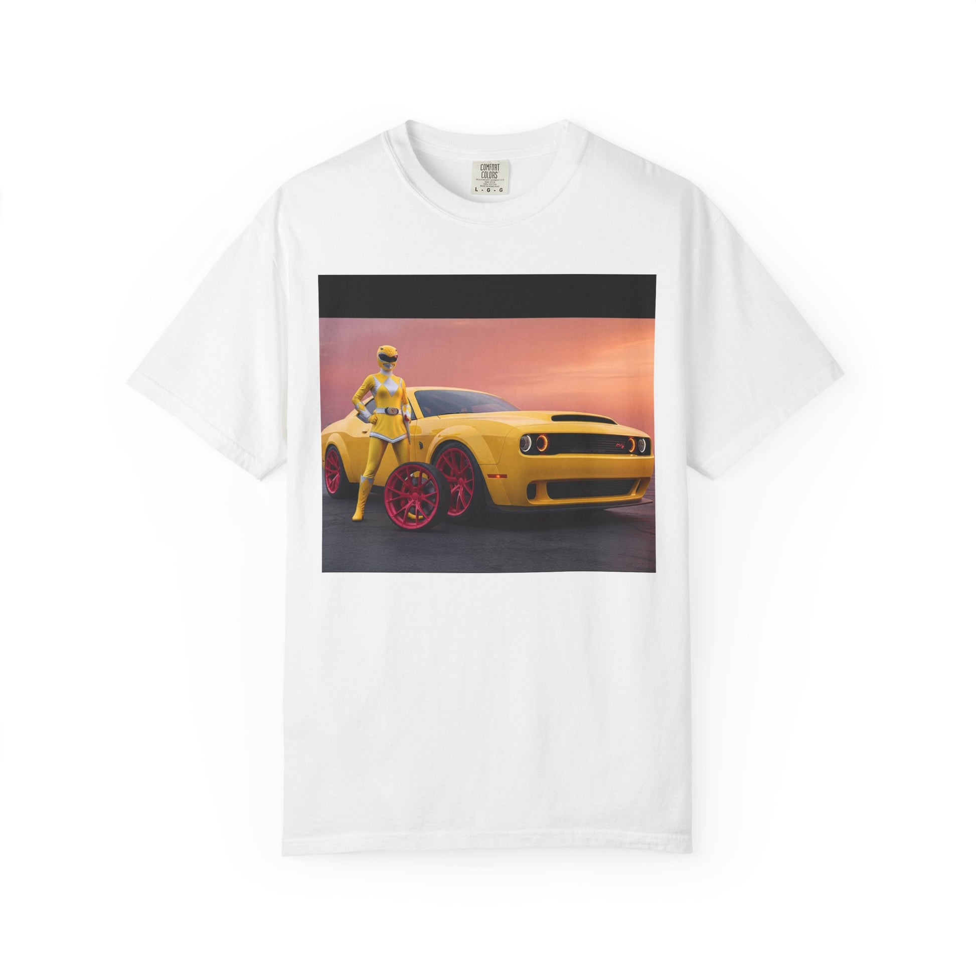 Vibrant Car-Themed Unisex Tee - Perfect Gift for Car Lovers, Streetwear Style, Casual Wear, Automotive Fan Apparel, Birthday Gift
