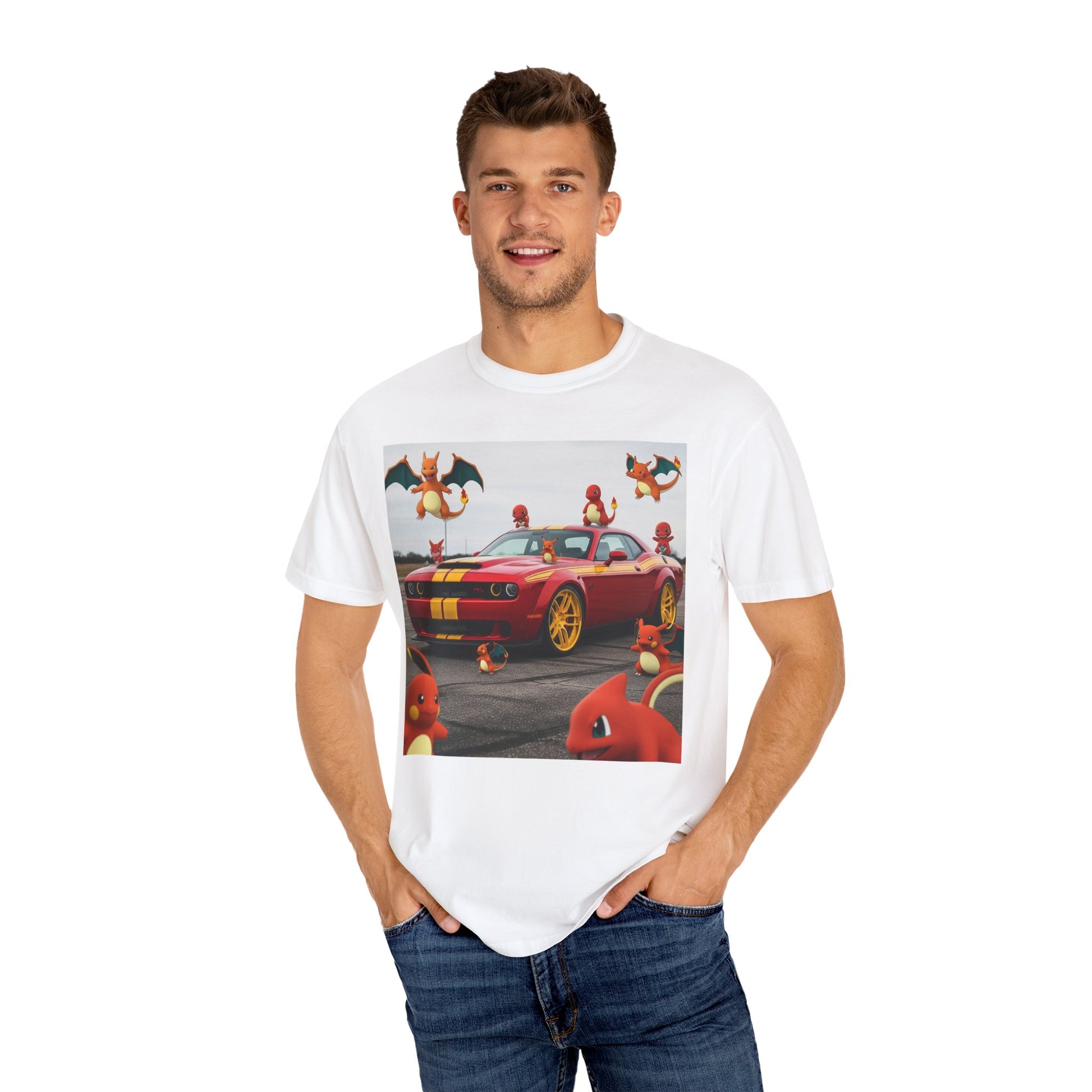 Car Enthusiast T-Shirt, Gamer Tee, Unisex Graphic Tee, Funny Car Shirt, Poke Fan Gift