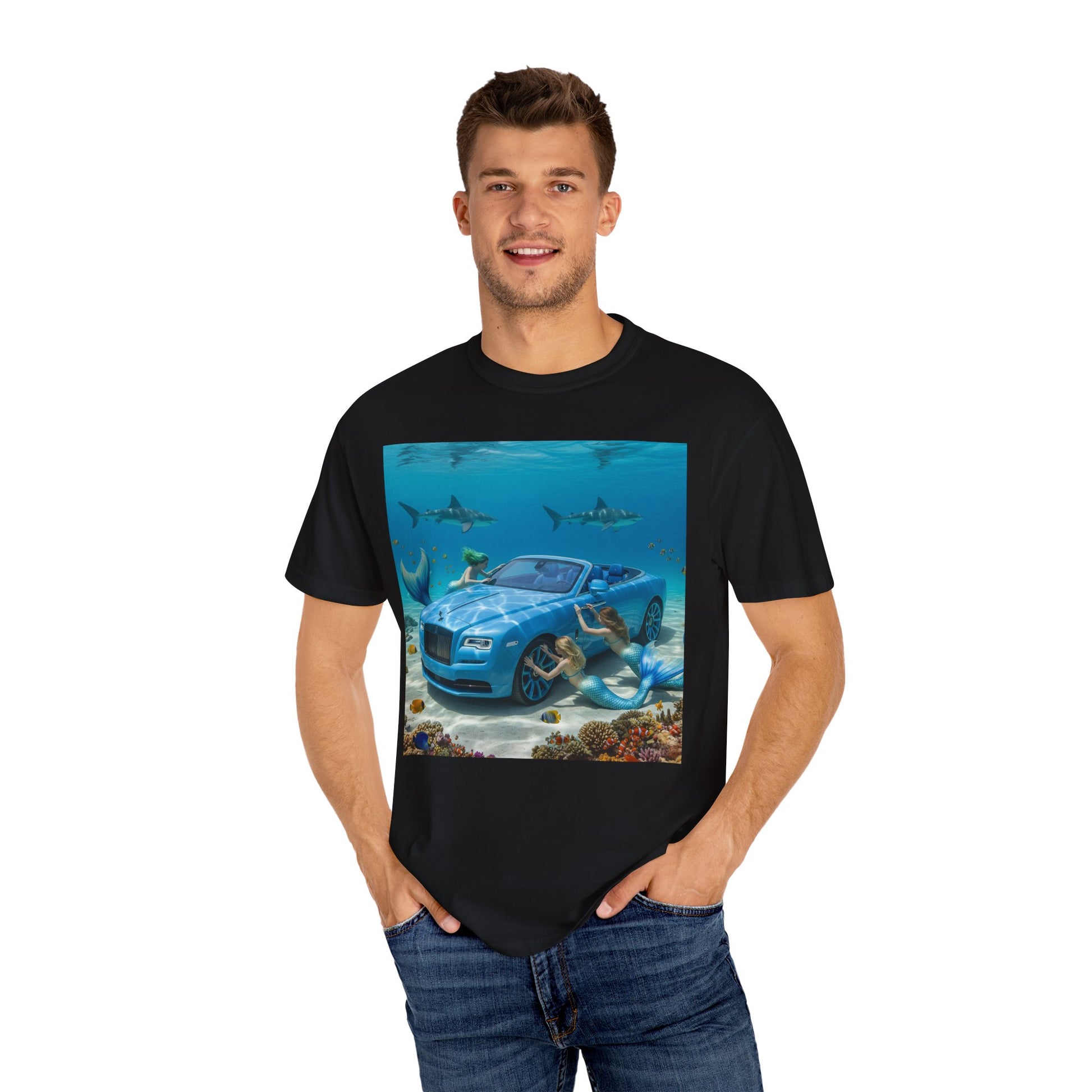 Underwater Luxury T-Shirt - Ocean Theme Tee for Beach Lovers, Casual Outfit, Gift for Him/Her, Summer Style, Cool Graphic Tee