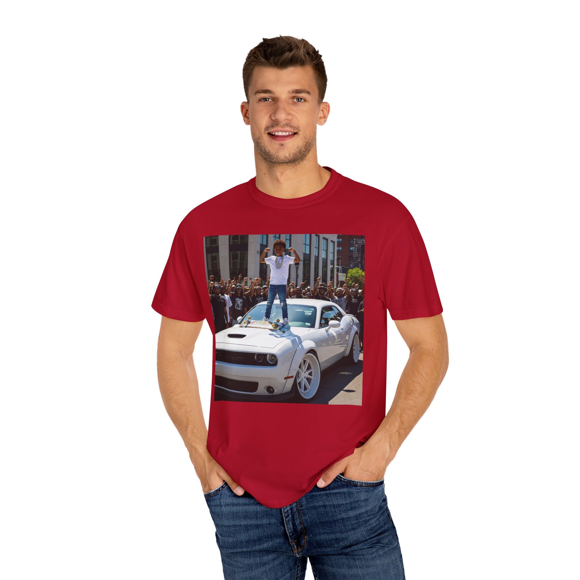 Street Style Unisex T-shirt - Cool, Casual Vibe, Perfect for Car Lovers, Summer Outings, Gifts for Him/Her, Statement Piece