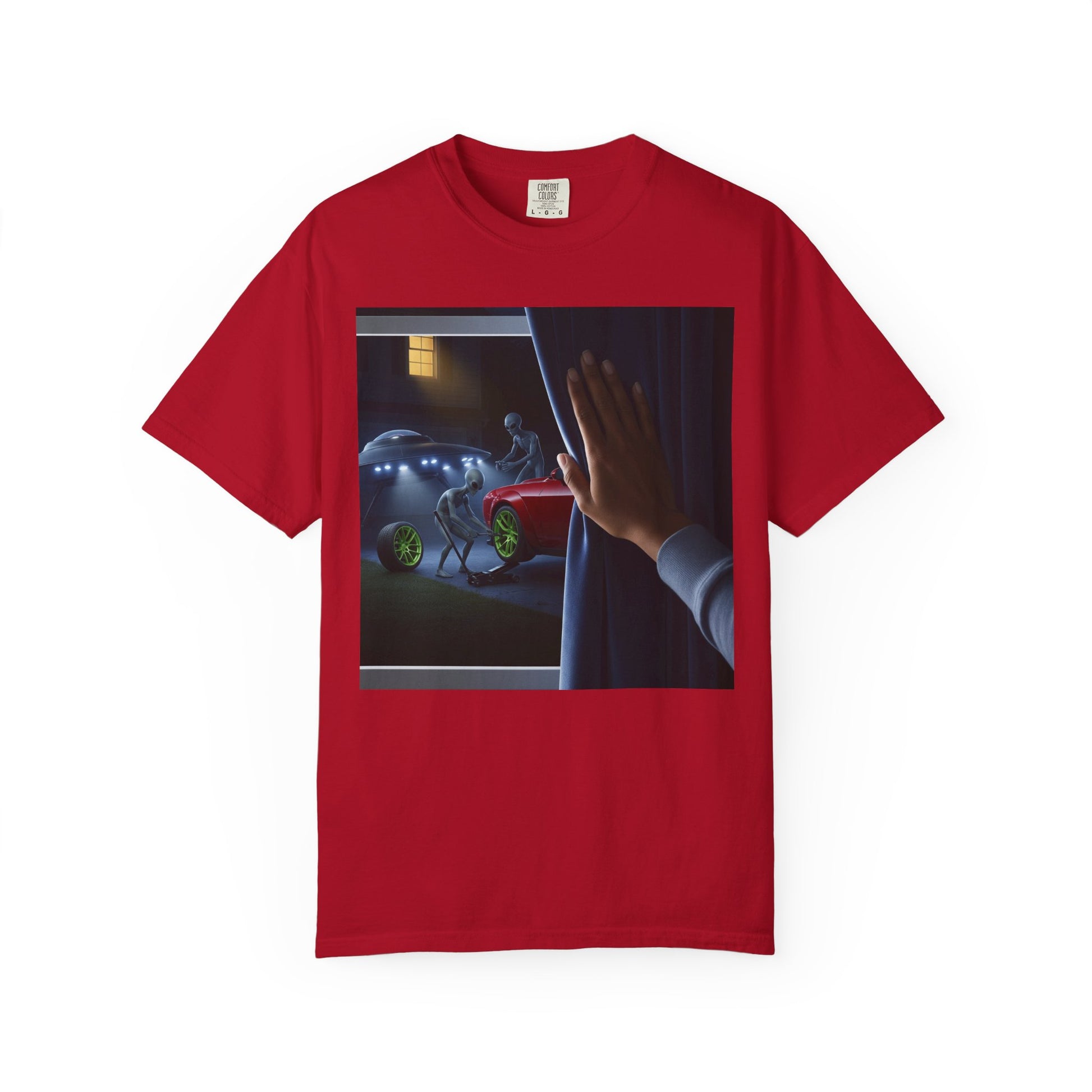 Whimsical Unisex Garment-Dyed T-shirt featuring Playful Design, Perfect for Gifts, Casual Wear, Parties, and Everyday Fun