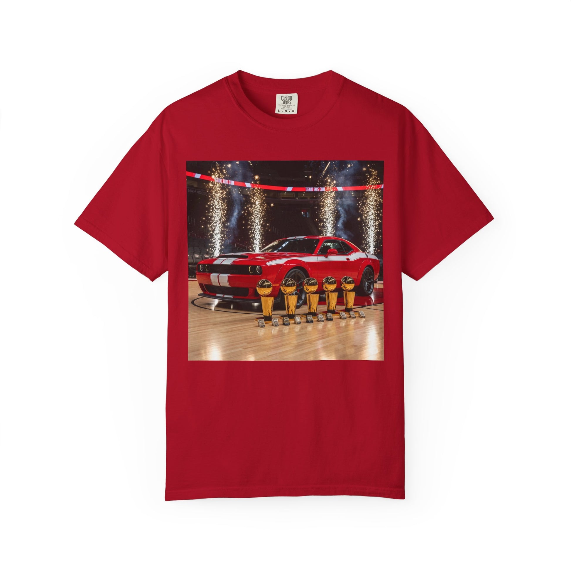 Victory Celebration Car T-Shirt | Sports Gear, Car Enthusiast Gift, Event Apparel, Casual Wear, Unisex Fashion