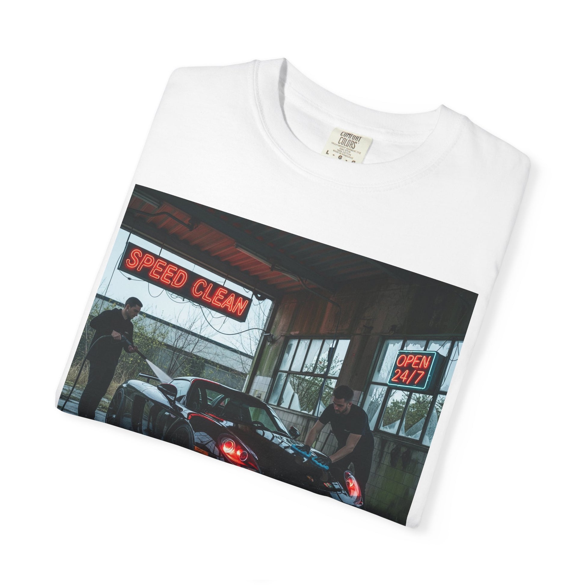 Car Enthusiast T-Shirt - Speed Clear Design, Garage Apparel, Gift for Gearheads, Automotive Fashion, Unisex Streetwear