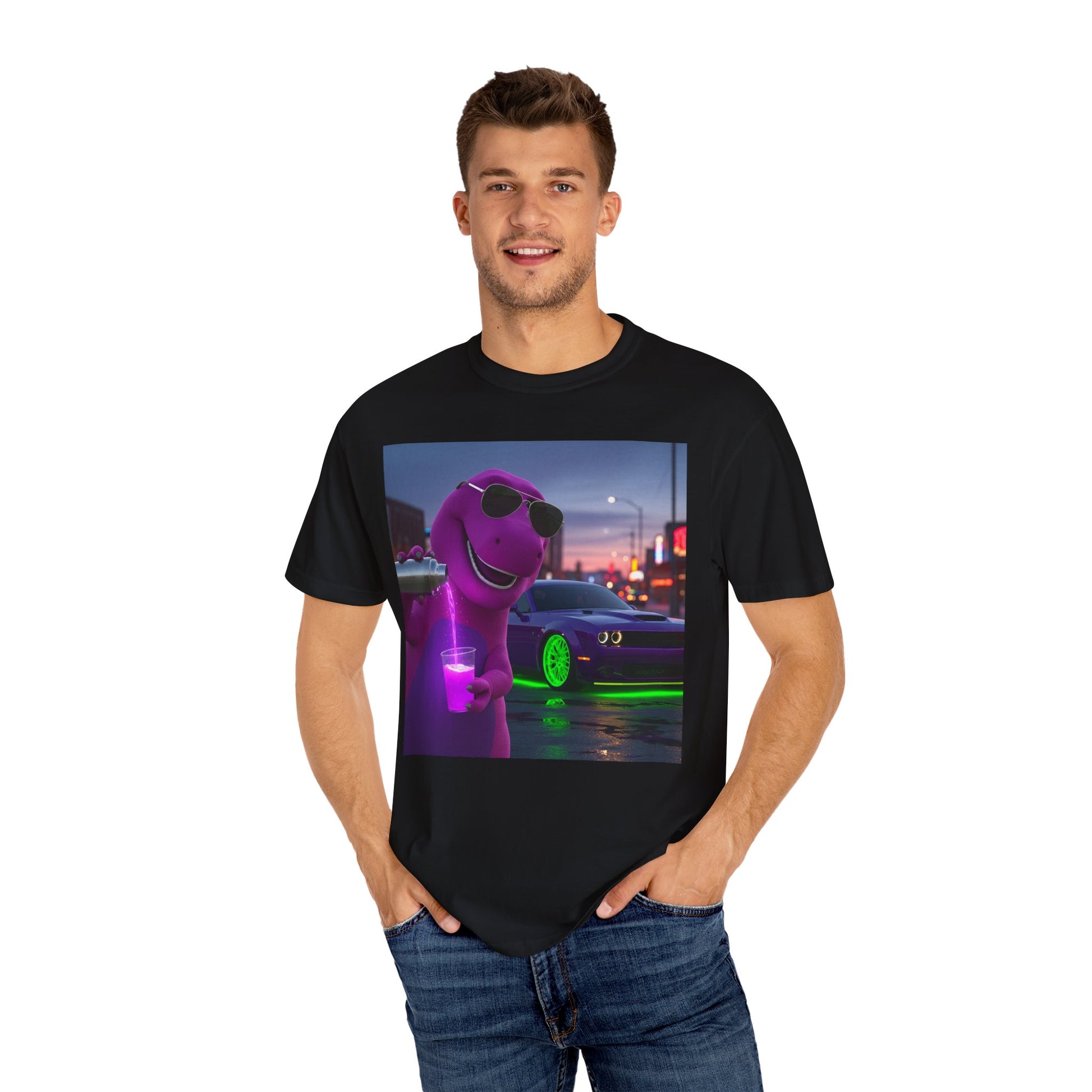 Chill Vibes Unisex T-Shirt - Fun Dinosaur Graphic Tee, Casual Streetwear, Funny Gift, Festive Party, Trendy Summer Style