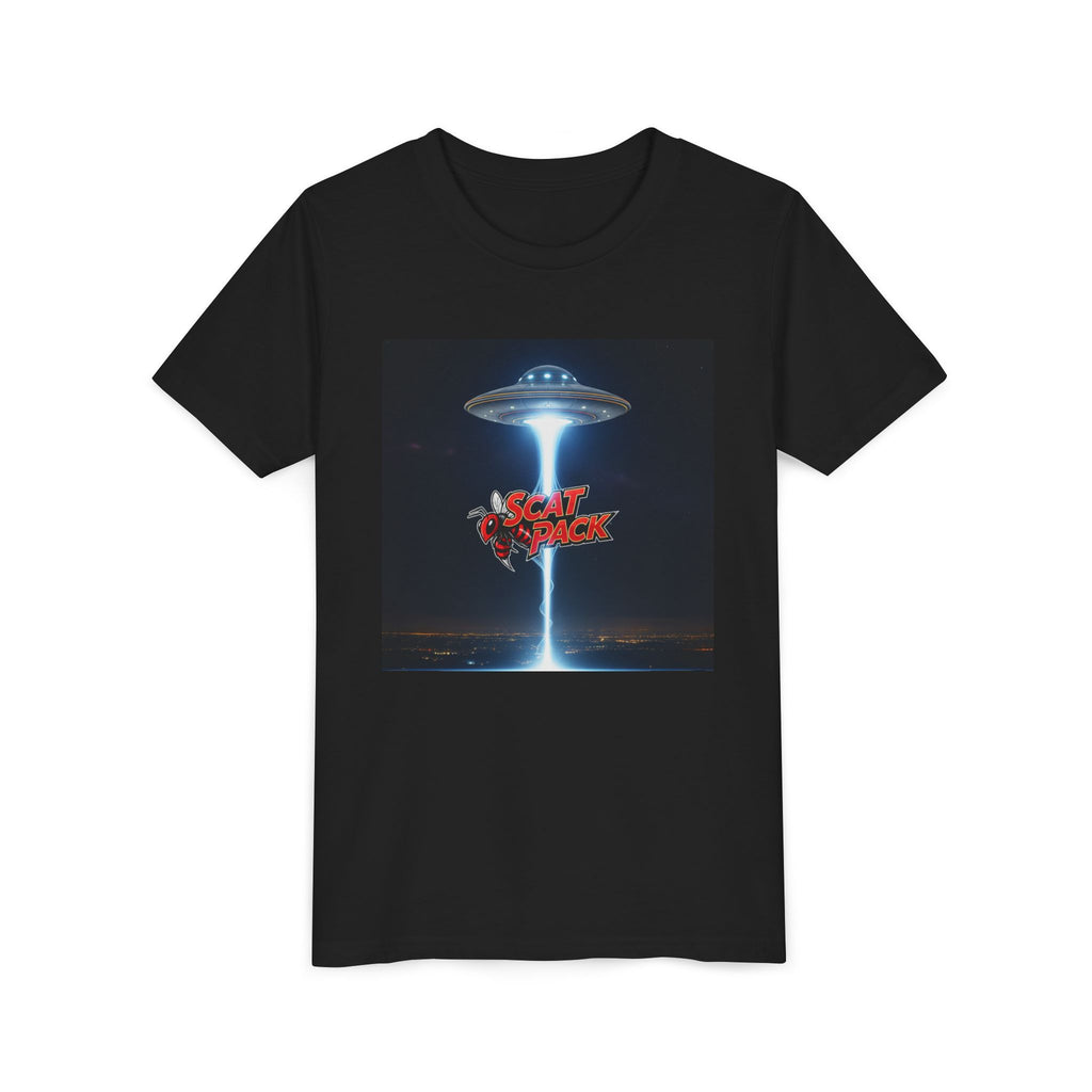 Youth Alien Graphic Tee, Fun T-Shirt for Kids, Sci-Fi Lovers Tee, Summer Playwear, Unique Gift for Birthdays