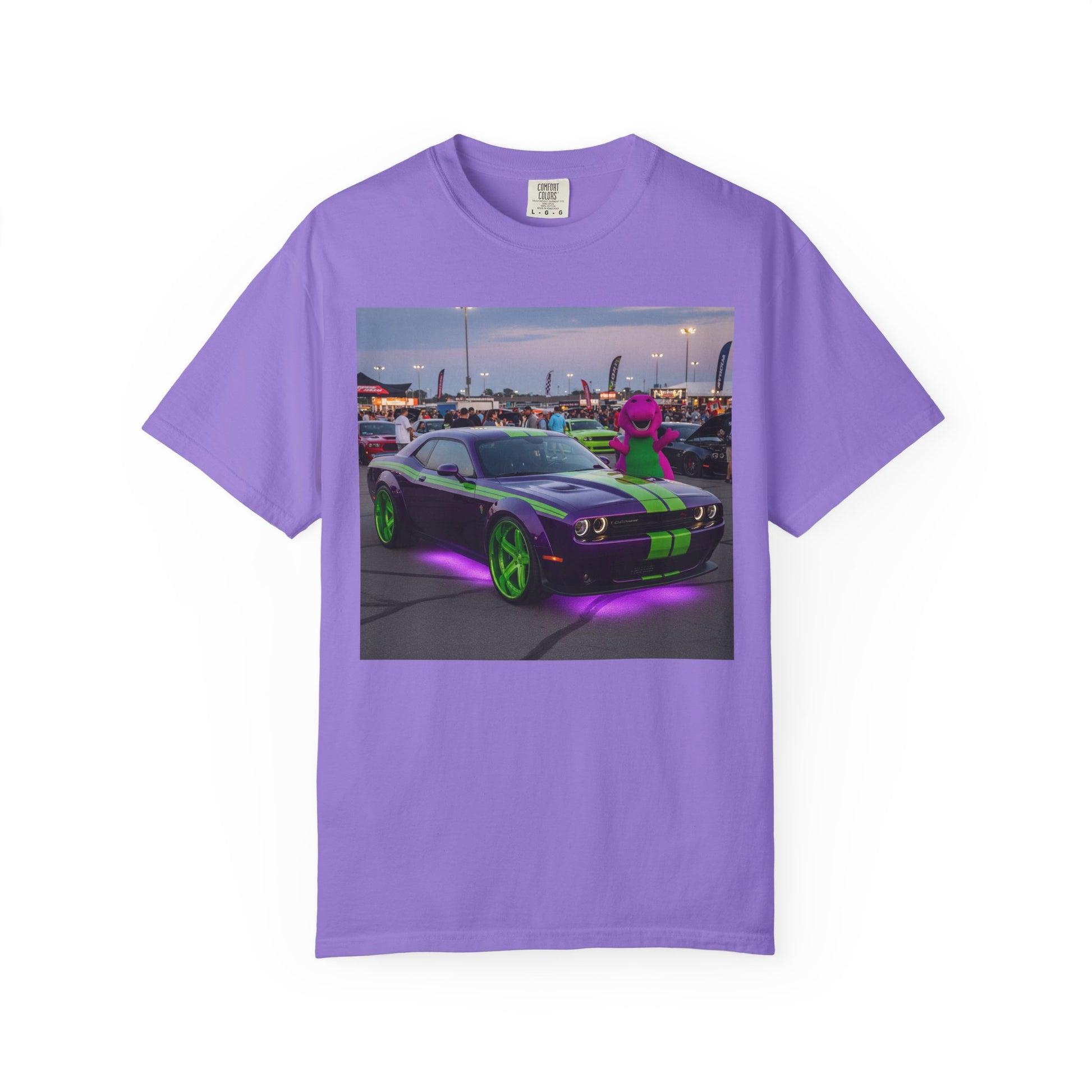 Neon Car Vibe T-Shirt, Car Enthusiast Shirt, Unisex Graphic Tee, Automotive Gift, Casual Wear, Street Style, Car Show Tee