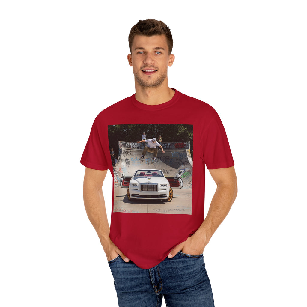 Skateboarder Graphic Tee, Unisex Cotton T-shirt, Streetwear Style, Perfect for Skateboarding Enthusiasts, Great Gift for Teens