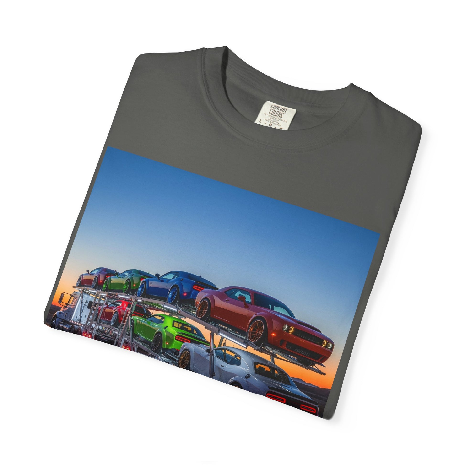 Vintage Car Transport Unisex T-shirt, Retro Car Lover Gift, Automotive Graphic Tee, Car Enthusiast Apparel, Nostalgic Summer Wear
