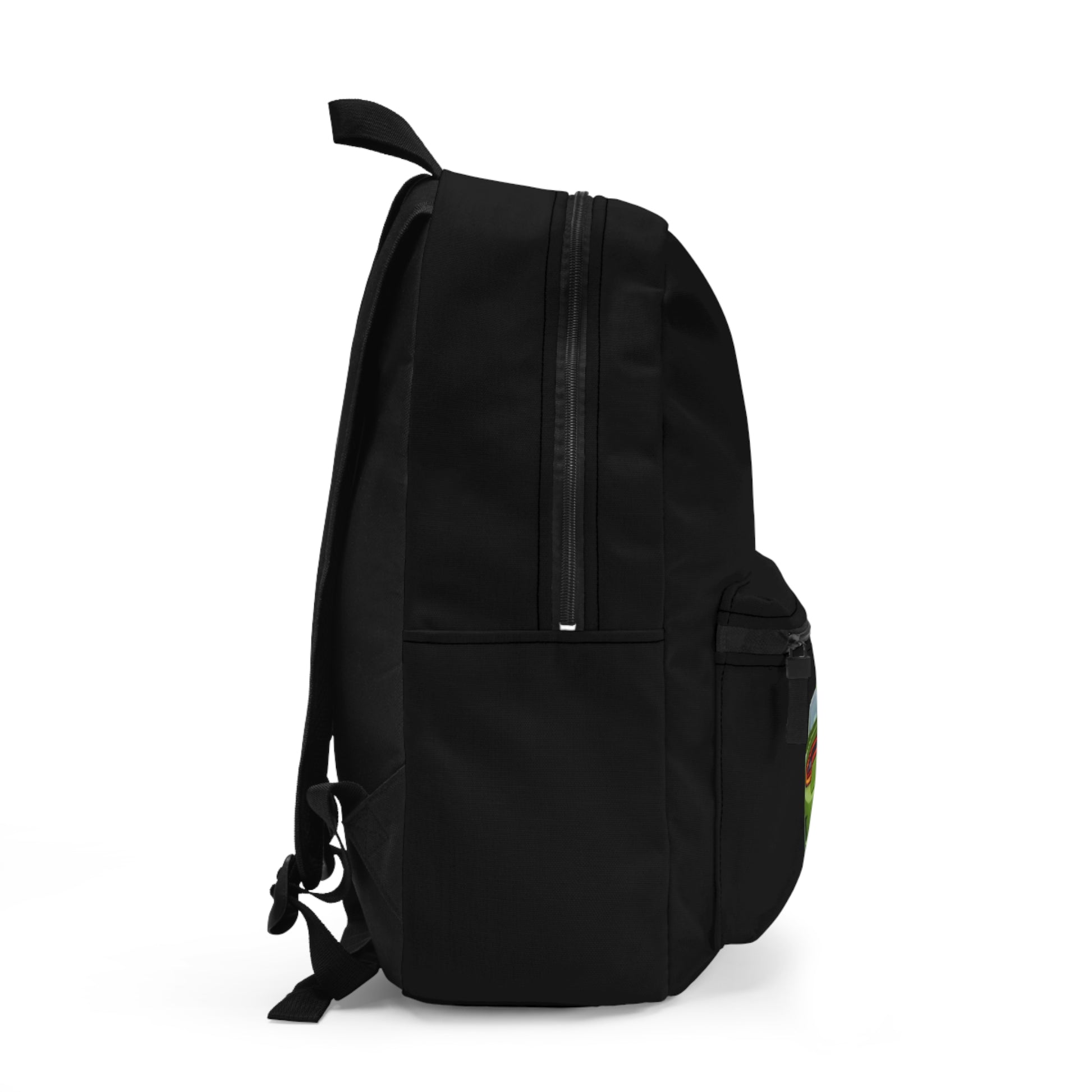 Sporty Alien Car Backpack, Cool Vehicle Bag for Kids, Travel Daypack, School Bag for Teens, Gift for Car Enthusiasts