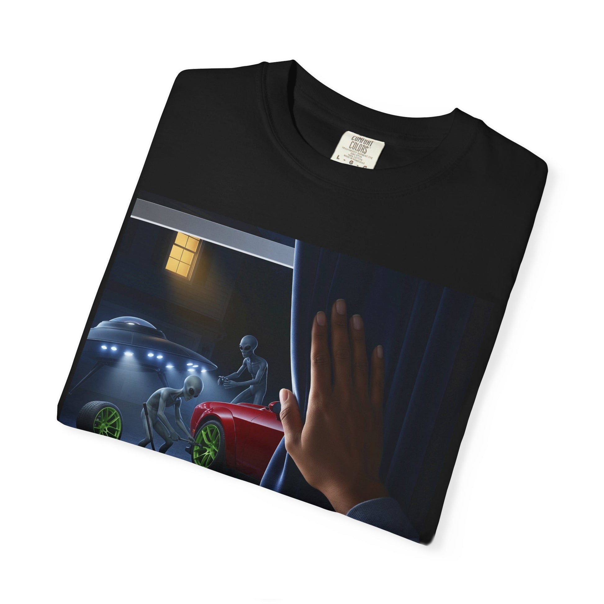 Whimsical Unisex Garment-Dyed T-shirt featuring Playful Design, Perfect for Gifts, Casual Wear, Parties, and Everyday Fun