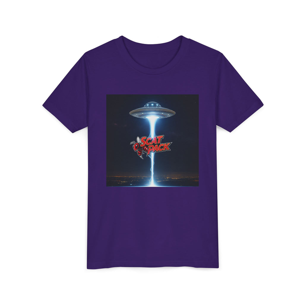 Youth Alien Graphic Tee, Fun T-Shirt for Kids, Sci-Fi Lovers Tee, Summer Playwear, Unique Gift for Birthdays