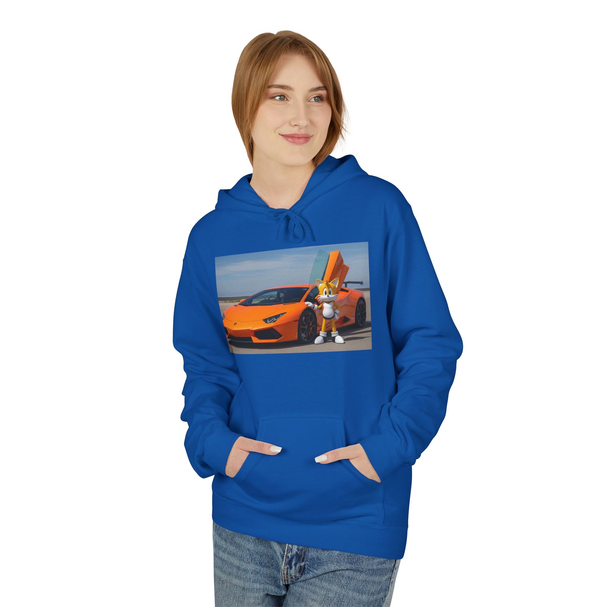 Vibrant Car Enthusiast Hoodie, Cool Streetwear, Gift for Car Lovers, Casual Wear, Perfect for Fall and Winter, Unique Graphic Sweatshirt
