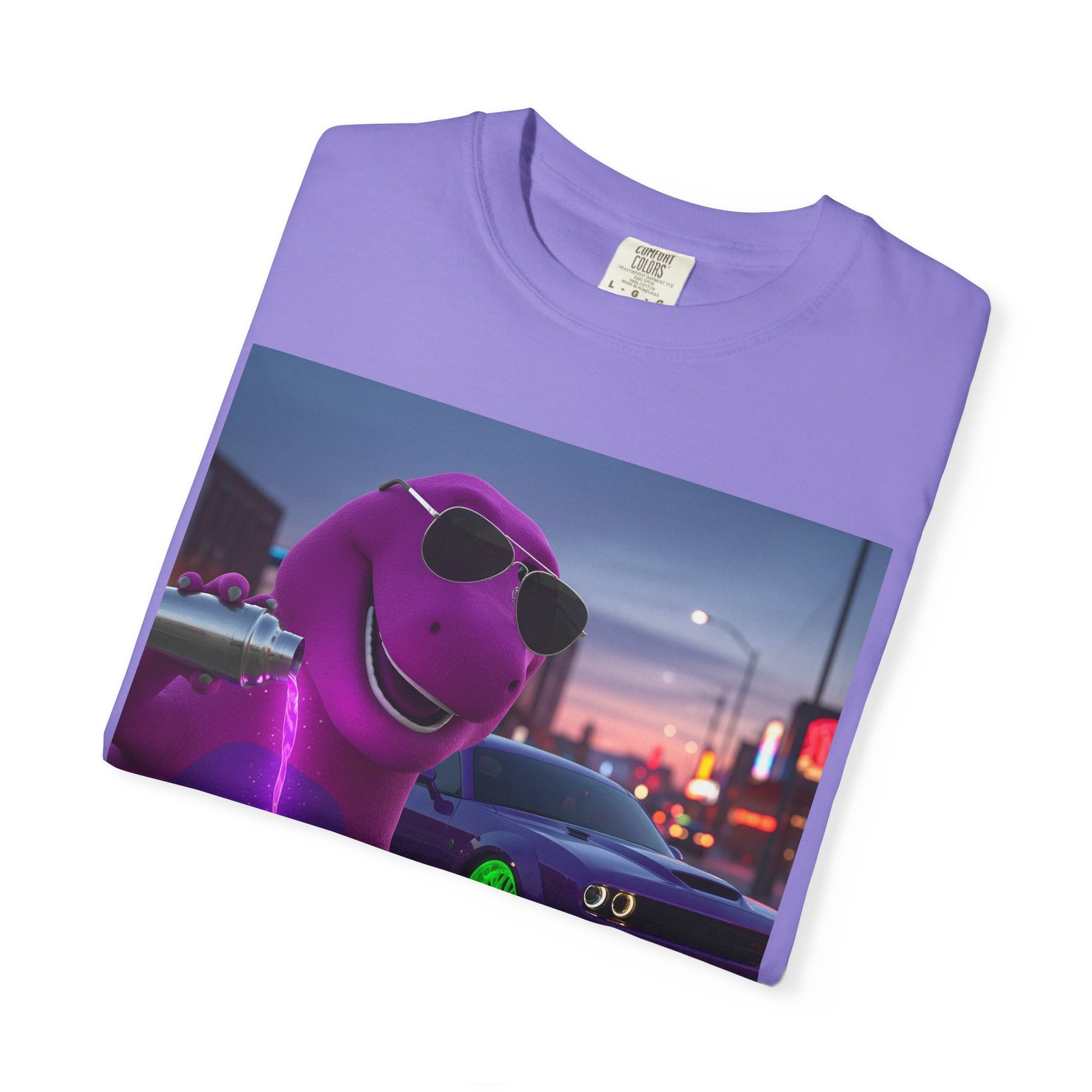Chill Vibes Unisex T-Shirt - Fun Dinosaur Graphic Tee, Casual Streetwear, Funny Gift, Festive Party, Trendy Summer Style